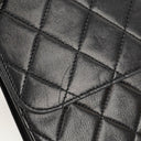 Chanel Meduim Classic Single Flap Bag Black Quilted Lambskin With 24K Gold-Plated Hardware