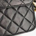 Chanel Meduim Classic Single Flap Bag Black Quilted Lambskin With 24K Gold-Plated Hardware
