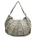 Chanel Metallic Coated Canvas Unlimited Ligne Silver Hobo Bag