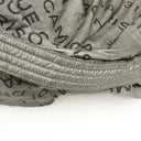 Chanel Metallic Coated Canvas Unlimited Ligne Silver Hobo Bag