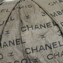 Chanel Metallic Coated Canvas Unlimited Ligne Silver Hobo Bag