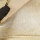 Chanel Metallic Quilted Leather Mini Flap Wallet