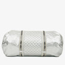 Chanel Metallic Quilted Nylon Boston Bag
