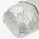 Chanel Metallic Quilted Nylon Boston Bag
