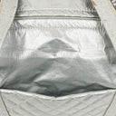 Chanel Metallic Quilted Nylon Boston Bag
