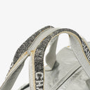 Chanel Metallic Quilted Nylon Boston Bag