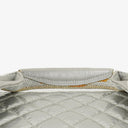 Chanel Metallic Quilted Nylon Boston Bag