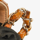 Chanel Mini Chocolate Bar Qulted Patent Leather Flap Bag With 24K Gold-Plated Hardware
