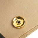Chanel Mini Classic Beige Quilted Lambskin Full Flap Wallet On Chain WOC With 24K Gold-Plated Hardware