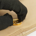 Chanel Mini Classic Beige Quilted Lambskin Full Flap Wallet On Chain WOC With 24K Gold-Plated Hardware