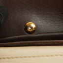 Chanel Mini Classic Beige Quilted Lambskin Full Flap Wallet On Chain WOC With 24K Gold-Plated Hardware