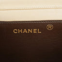 Chanel Mini Classic Beige Quilted Lambskin Full Flap Wallet On Chain WOC With 24K Gold-Plated Hardware