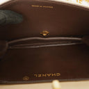Chanel Mini Classic Beige Quilted Lambskin Full Flap Wallet On Chain WOC With 24K Gold-Plated Hardware