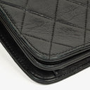 Chanel Mini Classic Black Quilted Lambskin Full Flap Wallet On Chain WOC With 24K Gold-Plated Hardware