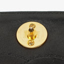 Chanel Mini Classic Black Quilted Lambskin Full Flap Wallet On Chain WOC With 24K Gold-Plated Hardware