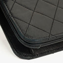 Chanel Mini Classic Black Quilted Lambskin Full Flap Wallet On Chain WOC With 24K Gold-Plated Hardware