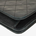 Chanel Mini Classic Black Quilted Lambskin Full Flap Wallet On Chain WOC With 24K Gold-Plated Hardware