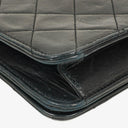 Chanel Mini Classic Black Quilted Lambskin Full Flap Wallet On Chain WOC With 24K Gold-Plated Hardware