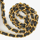 Chanel Mini Classic Black Quilted Lambskin Full Flap Wallet On Chain WOC With 24K Gold-Plated Hardware
