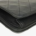 Chanel Mini Classic Black Quilted Lambskin Full Flap Wallet On Chain WOC With 24K Gold-Plated Hardware