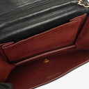Chanel Mini Classic Black Quilted Lambskin Full Flap Wallet On Chain WOC With 24K Gold-Plated Hardware