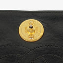 Chanel Mini Classic Black Quilted Lambskin Full Flap Wallet On Chain WOC With 24K Gold-Plated Hardware