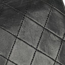Chanel Mini Classic Black Quilted Lambskin Full Flap Wallet On Chain WOC With 24K Gold-Plated Hardware