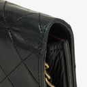 Chanel Mini Classic Black Quilted Lambskin Full Flap Wallet On Chain WOC With 24K Gold-Plated Hardware
