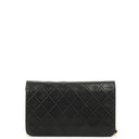 Chanel Mini Classic Black Quilted Lambskin Leather Full Flap Wallet On Chain WOC With 24K Gold-Plated Hardware