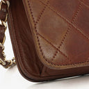 Chanel Mini Classic Quilted Lambskin Full Flap Wallet On Chain WOC With 24K Gold-Plated Hardware