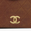 Chanel Mini Classic Quilted Lambskin Full Flap Wallet On Chain WOC With 24K Gold-Plated Hardware