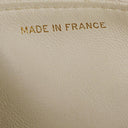 Chanel Mini Classic White Quilted Lambskin Full Flap Wallet On Chain WOC With 24K Gold-Plated Hardware