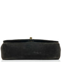 Chanel Mini Diana Bijoux Chain Black Quilted Suede Vintage Flap Bag with 24K Gold-Plated Hardware (1989–1991)