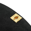 Chanel Mini Diana Bijoux Chain Black Quilted Suede Vintage Flap Bag with 24K Gold-Plated Hardware (1989–1991)