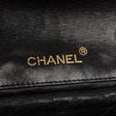 Chanel Mini Diana Flap Bag Black And White Quilted Lambskin 24K Gold-Plated Hardware