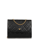 Chanel Mini Flap Bag Black Quilted Lambskin With 24K Gold-Plated Hardware