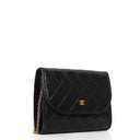 Chanel Mini Flap Bag Black Quilted Lambskin With 24K Gold-Plated Hardware