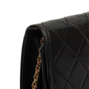 Chanel Mini Flap Bag Black Quilted Lambskin With 24K Gold-Plated Hardware