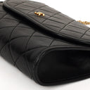 Chanel Mini Flap Bag Black Quilted Lambskin With 24K Gold-Plated Hardware
