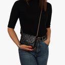 Chanel Mini Flap Bag Black Quilted Lambskin With 24K Gold-Plated Hardware