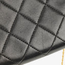 Chanel Mini Flap Bag Black Quilted Lambskin With 24K Gold-Plated Hardware
