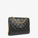 Chanel Mini Flap Bag Black Quilted Lambskin With 24K Gold-Plated Hardware