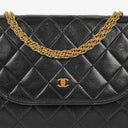 Chanel Mini Flap Bag Black Quilted Lambskin With 24K Gold-Plated Hardware