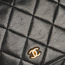 Chanel Mini Flap Bag Black Quilted Lambskin With 24K Gold-Plated Hardware