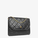 Chanel Mini Flap Bag Black Quilted Lambskin With 24K Gold-Plated Hardware
