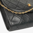 Chanel Mini Flap Bag Black Quilted Lambskin With 24K Gold-Plated Hardware