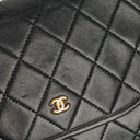 Chanel Mini Flap Bag Black Quilted Lambskin With 24K Gold-Plated Hardware