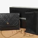 Chanel Mini Flap Bag Black Quilted Lambskin With 24K Gold-Plated Hardware