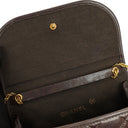 Chanel Mini Flap Bag Brown Quilted Lambskin With 24K Gold-Plated Hardware