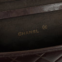 Chanel Mini Flap Bag Brown Quilted Lambskin With 24K Gold-Plated Hardware
